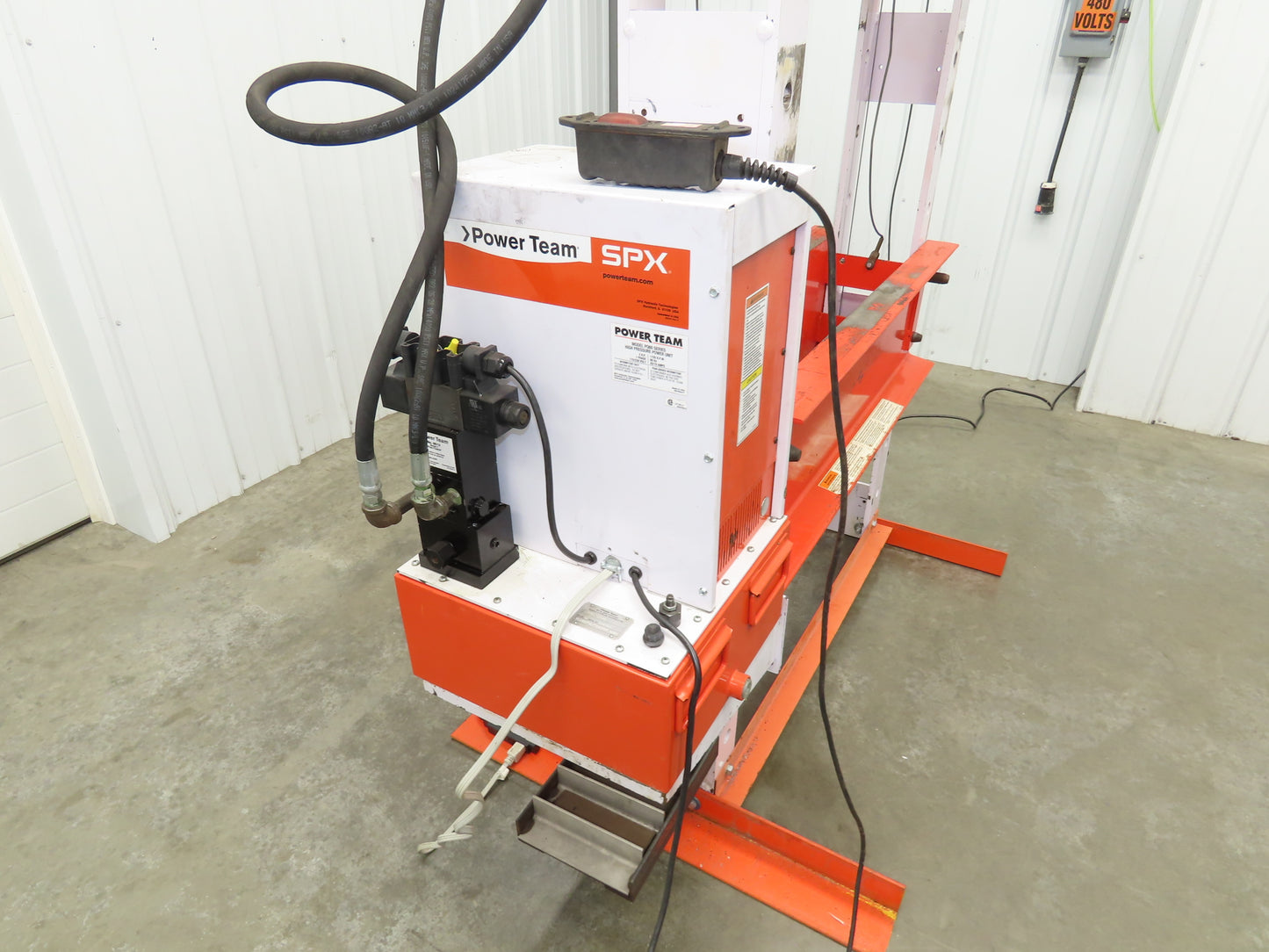 SPX Hydraulic Press 55 Ton 36"H Frame 120V Pump 13" Cylinder 10000PSI