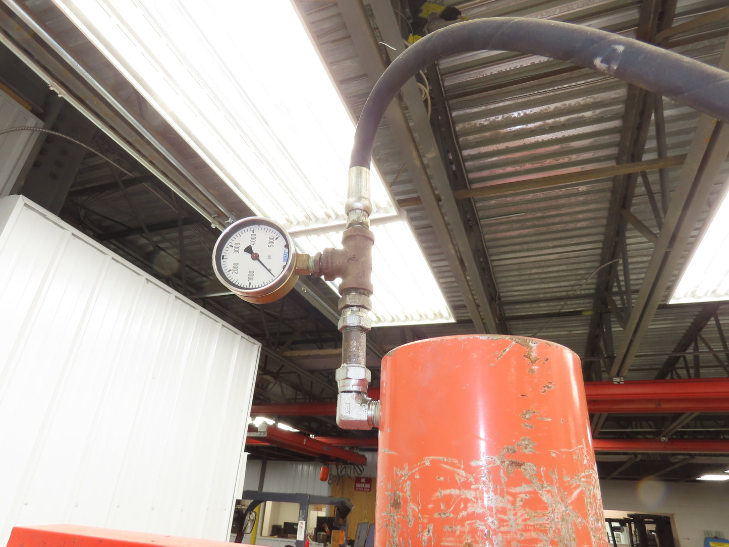 SPX Hydraulic Press 55 Ton 36"H Frame 120V Pump 13" Cylinder 10000PSI