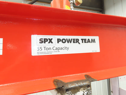 SPX Hydraulic Press 55 Ton 36"H Frame 120V Pump 13" Cylinder 10000PSI