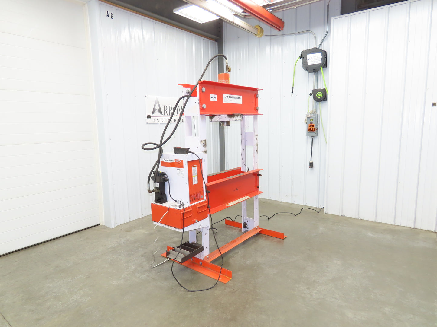 SPX Hydraulic Press 55 Ton 36"H Frame 120V Pump 13" Cylinder 10000PSI