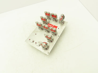 Allen Bradley 440T-MKEXE22ECFCFCFCFCFCFCFCFC 9 Key Interlock Exchange Switch