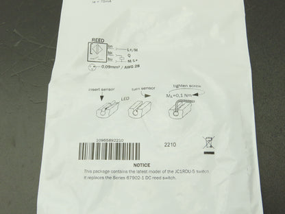 PHD JC1RDU-5 Reed Switch Position Sensor 5M Cable