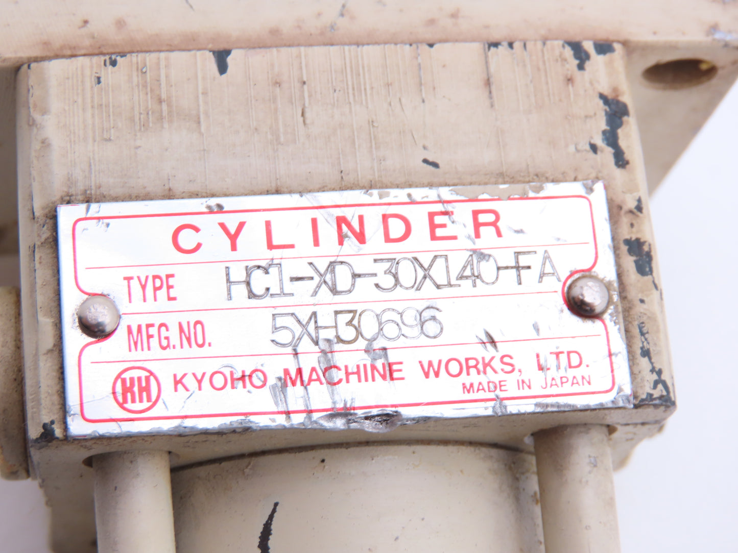 Kyoho Mach Works HC1-XD-30X140-FA Hydraulic Cylinder 30mm Bore 140mm Stroke