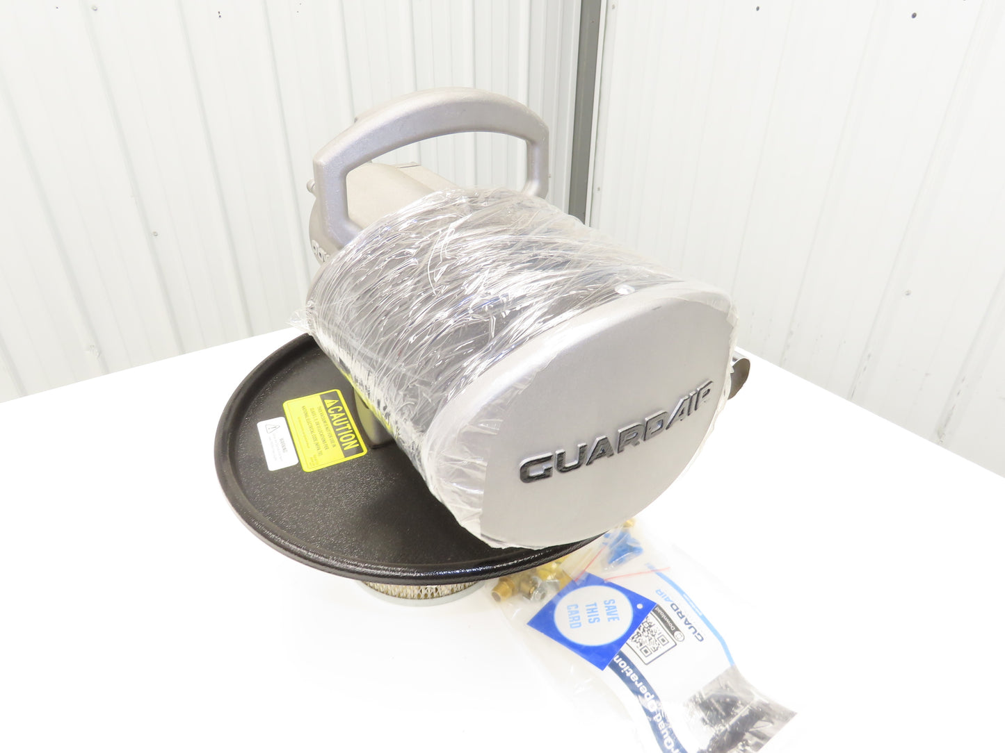 Guardair PQ05H125 PowerQUAD 5 Gal Drum Pneumatic Vacuum Head Wet/Dry 20-45CFM