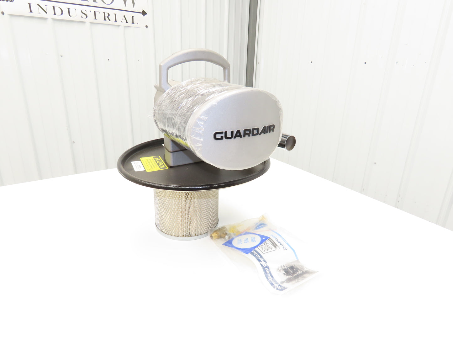 Guardair PQ05H125 PowerQUAD 5 Gal Drum Pneumatic Vacuum Head Wet/Dry 20-45CFM