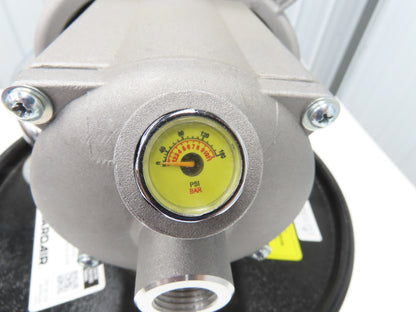 Guardair PQ05H125 PowerQUAD 5 Gal Drum Pneumatic Vacuum Head Wet/Dry 20-45CFM