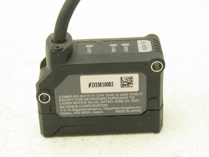 Keyence IL-030 CMOS Multi-Function Analog Laser Sensor 20 to 45 mm Range