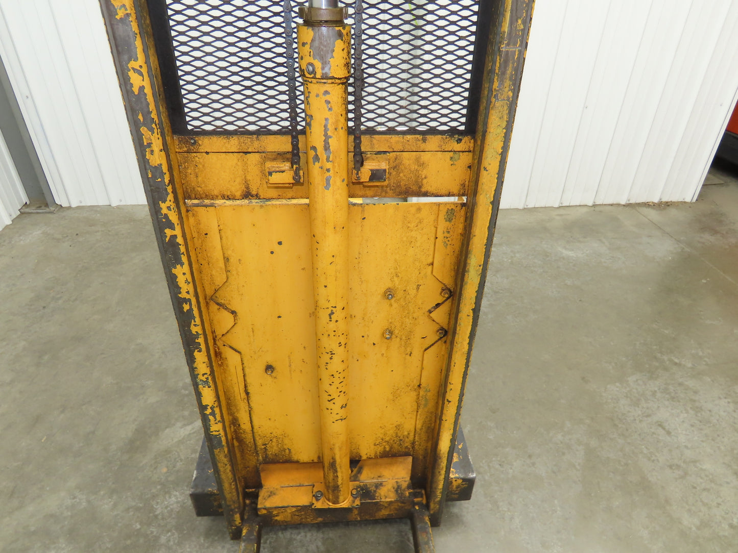 Langley BHLD Walk Behind Pallet Lift Truck 200lb 12V Straddle Platform 70" Lift
