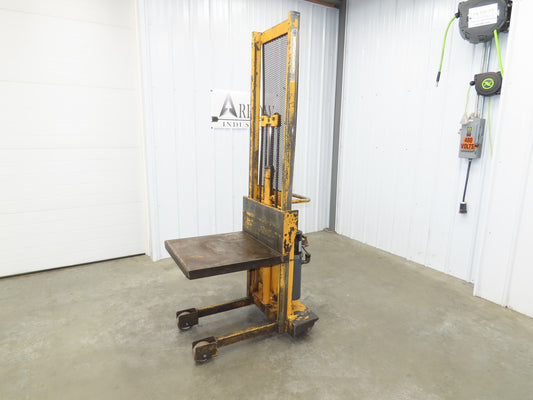 Langley BHLD Walk Behind Pallet Lift Truck 200lb 12V Straddle Platform 70" Lift