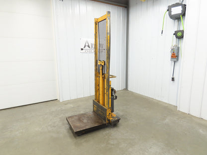 Langley BHLD Walk Behind Pallet Lift Truck 200lb 12V Straddle Platform 70" Lift