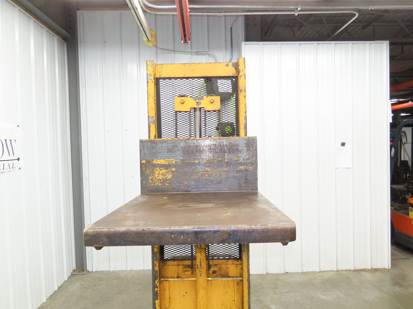 Langley BHLD Walk Behind Pallet Lift Truck 200lb 12V Straddle Platform 70" Lift