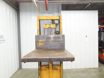 Langley BHLD Walk Behind Pallet Lift Truck 200lb 12V Straddle Platform 70" Lift