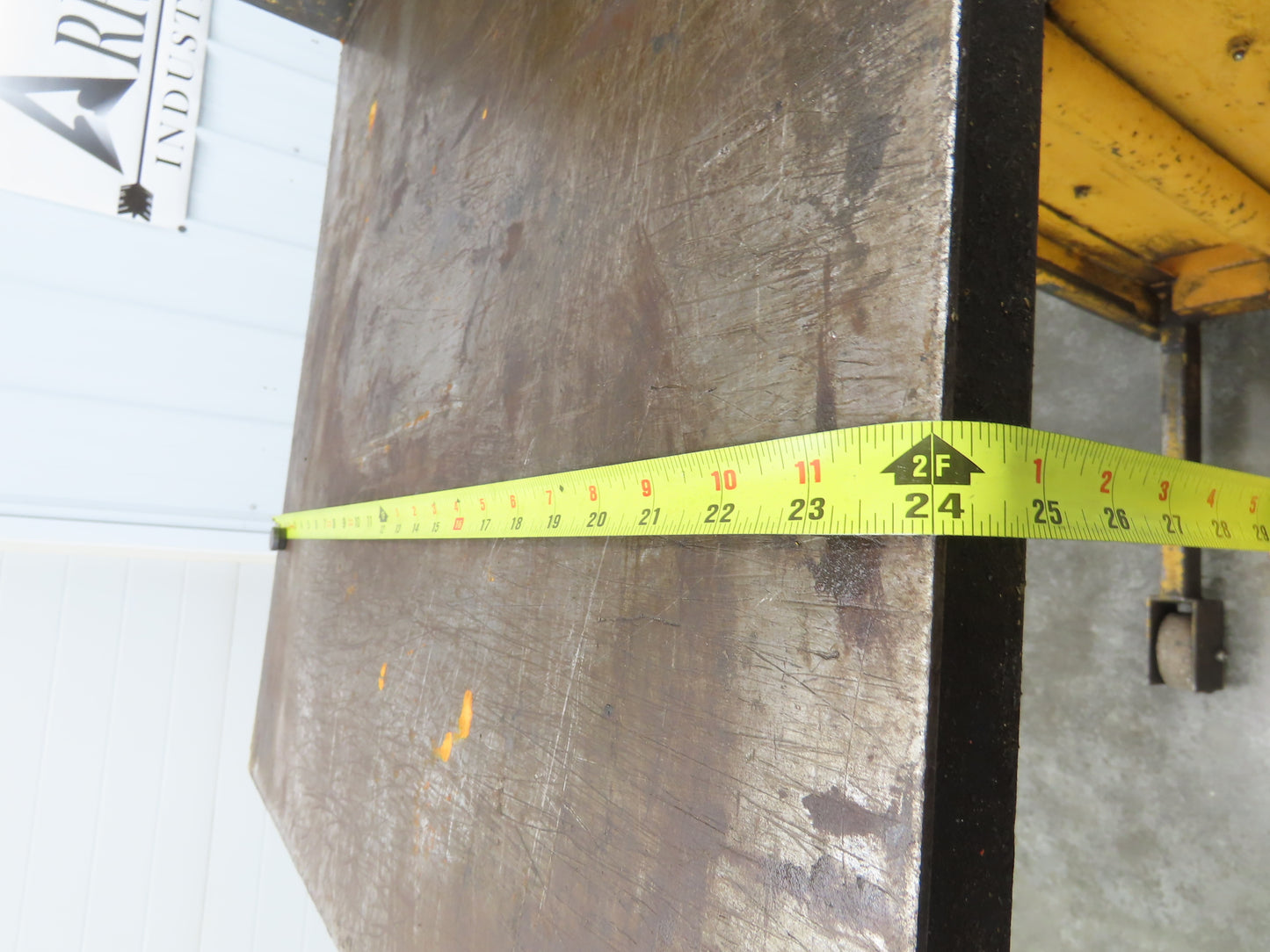 Langley BHLD Walk Behind Pallet Lift Truck 200lb 12V Straddle Platform 70" Lift