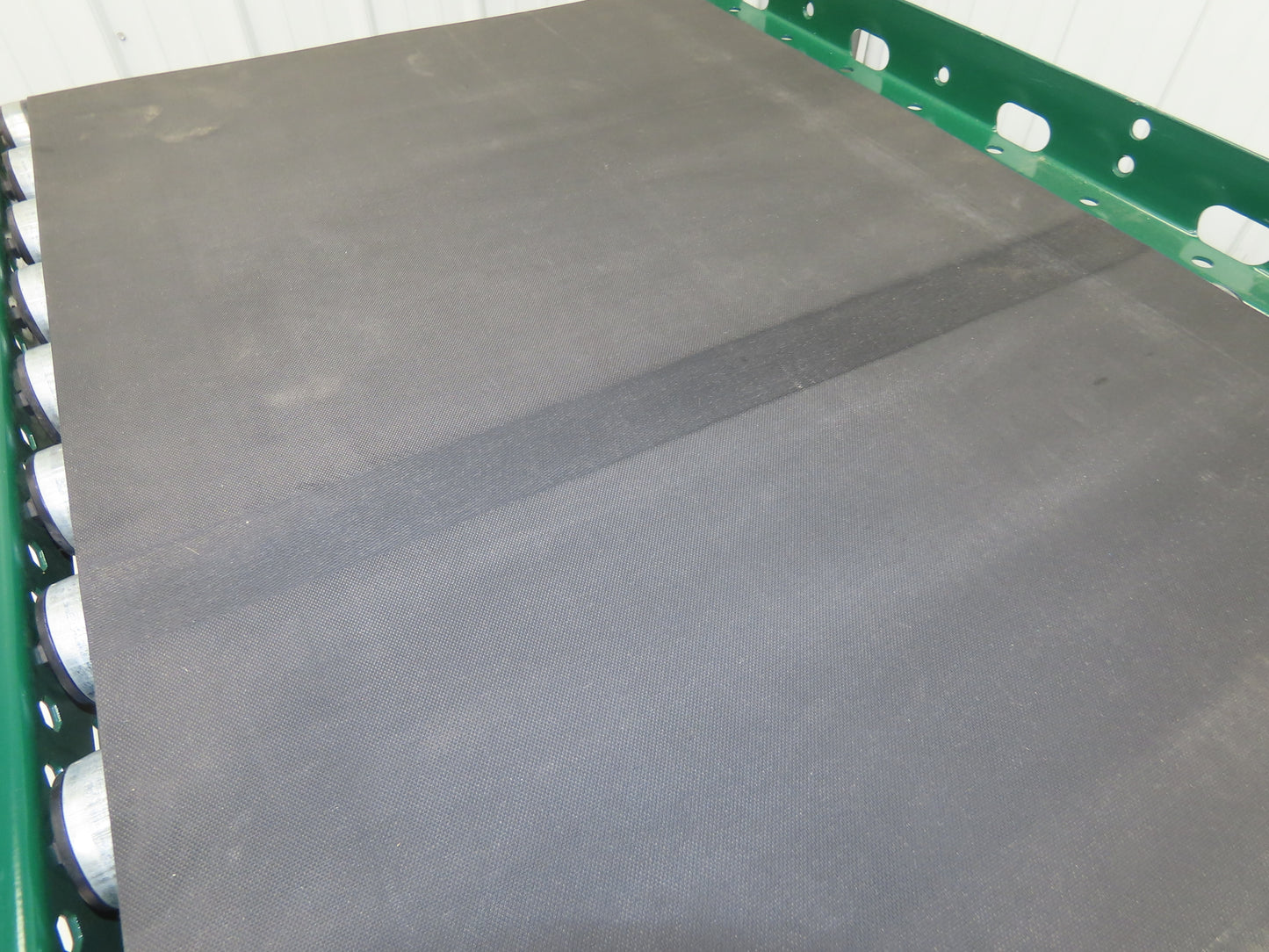 Dematic 25"W x 36"L Belt Over Roller Powered Conveyor 22"BF 48V Motorized Roller