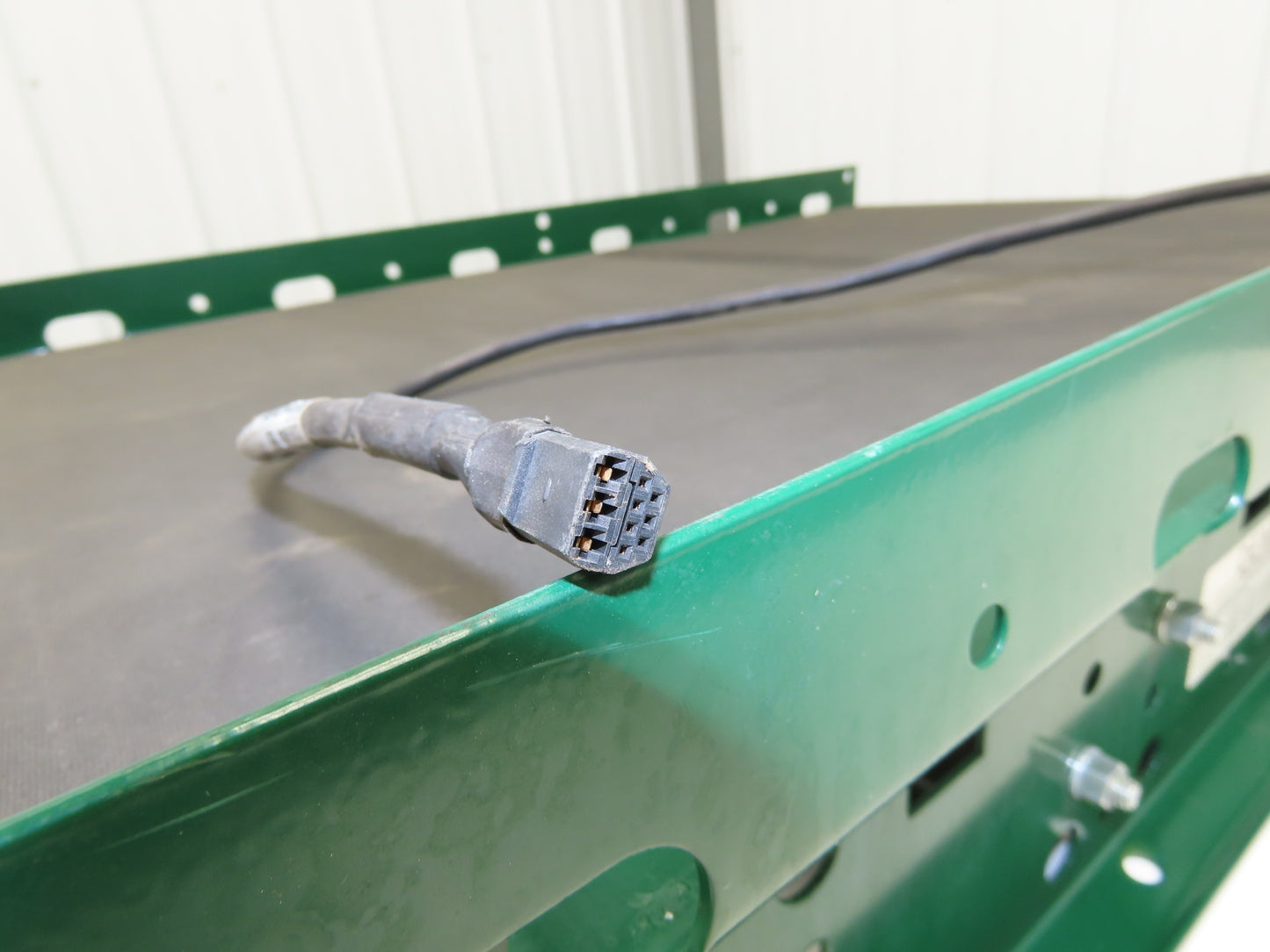 Dematic 25"W x 36"L Belt Over Roller Powered Conveyor 22"BF 48V Motorized Roller