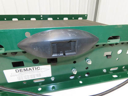 Dematic 25"W x 36"L Belt Over Roller Powered Conveyor 22"BF 48V Motorized Roller