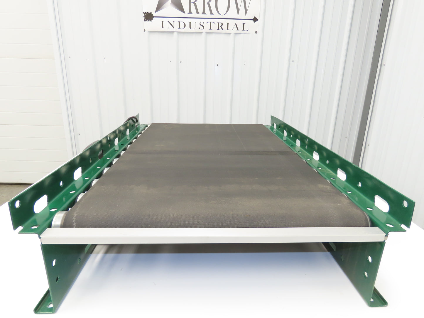 Dematic 25"W x 36"L Belt Over Roller Powered Conveyor 22"BF 48V Motorized Roller
