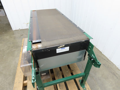 Dematic 25"W x 60"L Slider Bed Conveyor 18" Belt 1.5Hp 3PH Belt Drive 220 FPM