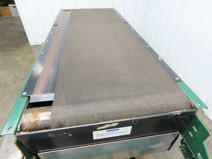 Dematic 25"W x 60"L Slider Bed Conveyor 18" Belt 1.5Hp 3PH Belt Drive 220 FPM