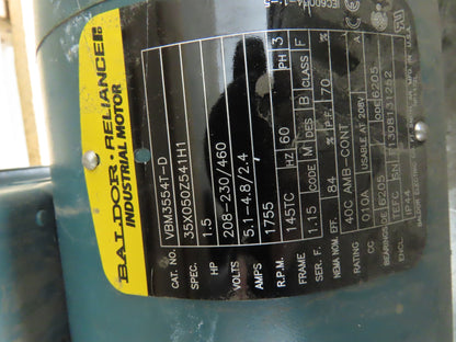 Dematic 25"W x 60"L Slider Bed Conveyor 18" Belt 1.5Hp 3PH Belt Drive 220 FPM