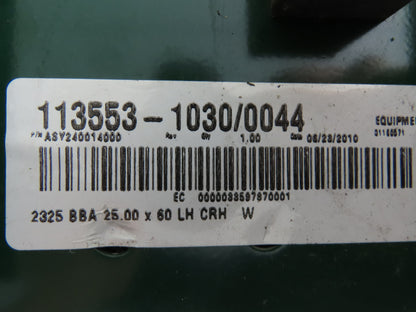 Dematic 25"W x 60"L Slider Bed Conveyor 18" Belt 1.5Hp 3PH Belt Drive 220 FPM