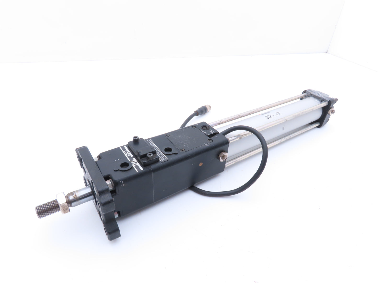 SMC CE2F40-210 Pneumatic Cylinder Scale 40mm Bore 210mm Stroke With Lock 145 PSI