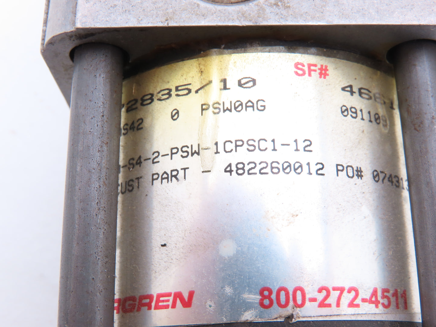 Norgren FU95-A-3A-S4-2-PSW-1CPSC1-12 Pneumatic Power Clamp Arm 3/8" NPT