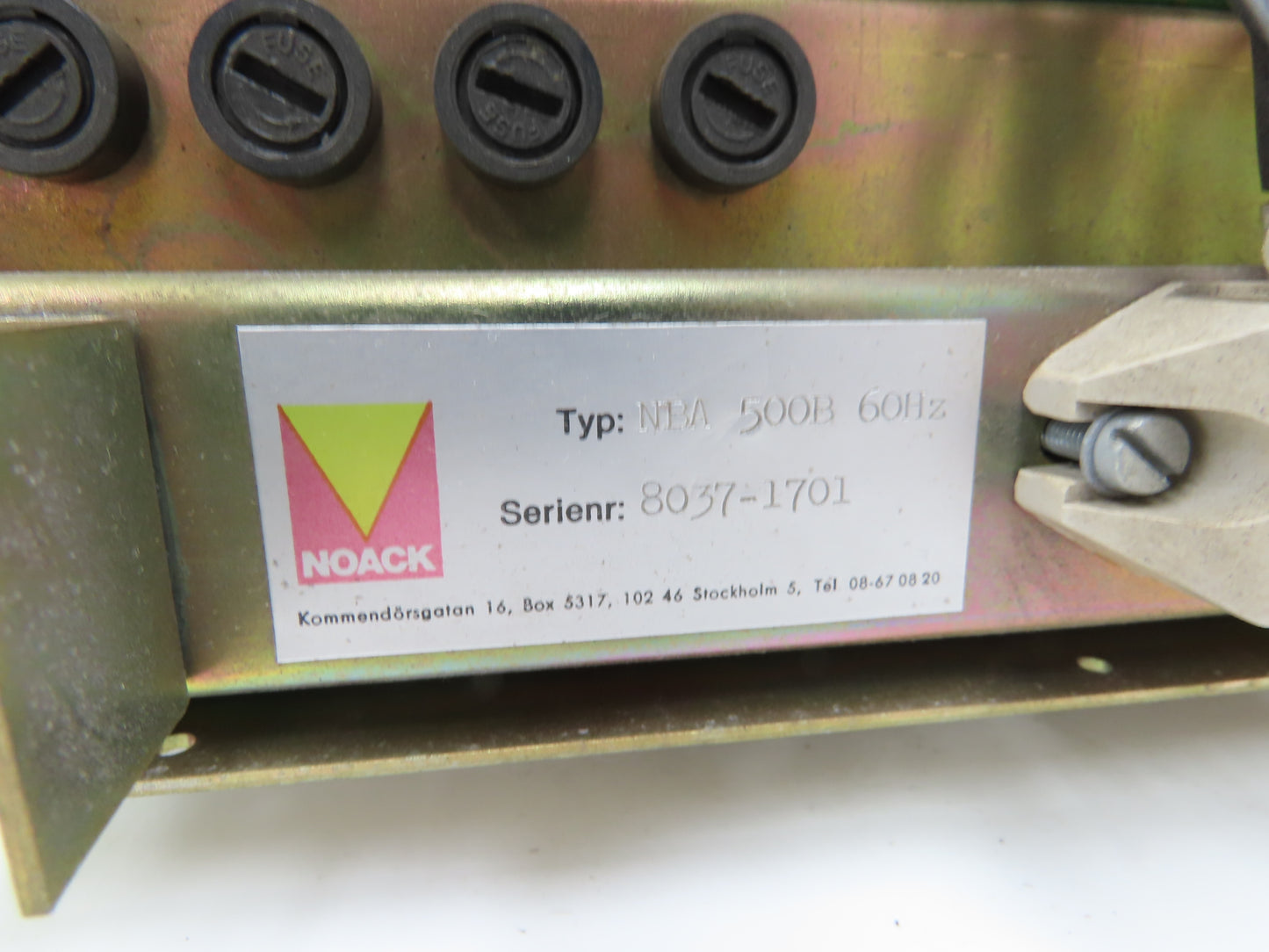 N.B. Lindebergh QMAU 130 Noack Transformer/Adjustable Power Supply