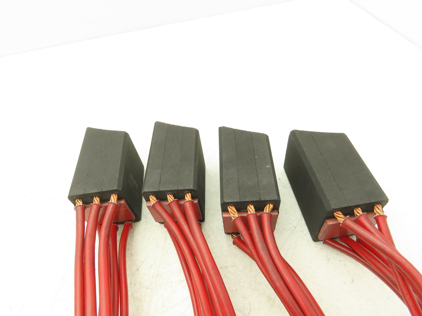 Helwig Carbon Tamped Multi-Section Motor Brush 2"T x 1-1/2"W x 2-3/4" Lot of 4