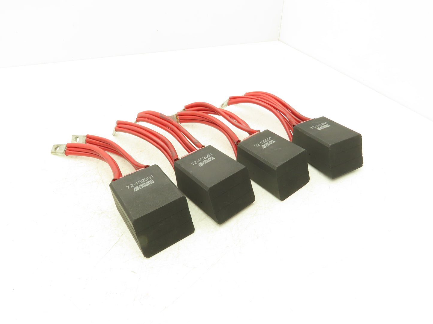 Helwig Carbon Tamped Multi-Section Motor Brush 2"T x 1-1/2"W x 2-3/4" Lot of 4