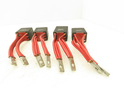 Helwig Carbon Tamped Multi-Section Motor Brush 2"T x 1-1/2"W x 2-3/4" Lot of 4