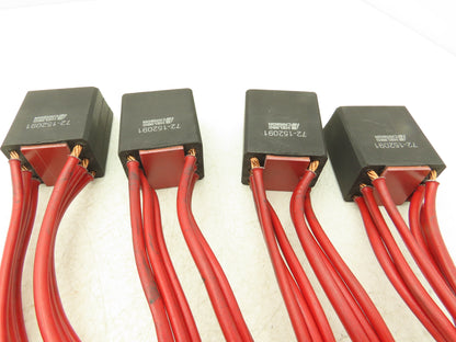 Helwig Carbon Tamped Multi-Section Motor Brush 2"T x 1-1/2"W x 2-3/4" Lot of 4