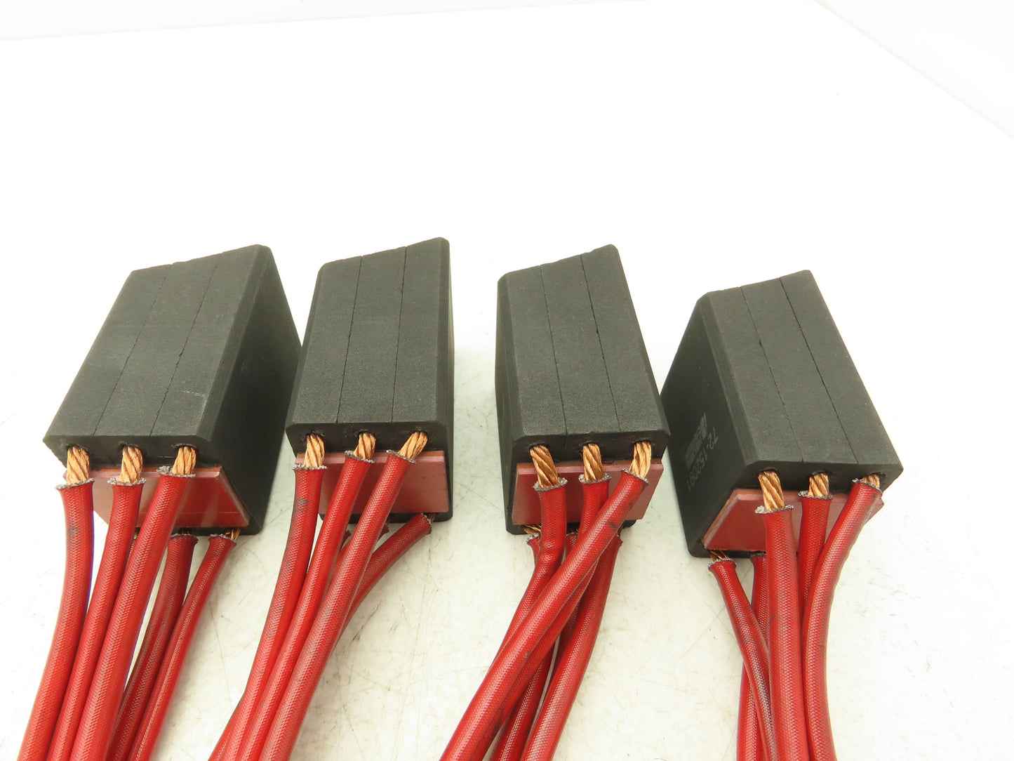 Helwig Carbon Tamped Multi-Section Motor Brush 2"T x 1-1/2"W x 2-3/4" Lot of 4