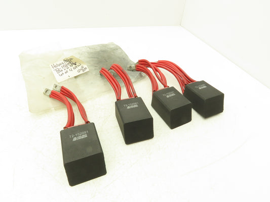 Helwig Carbon Tamped Multi-Section Motor Brush 2"T x 1-1/2"W x 2-3/4" Lot of 4