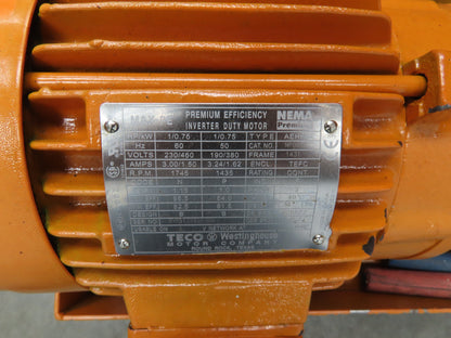 Continental RHM Hydraulic Power Unit 29 GPM 3000 PSI 25Hp Dual Pump 100 Gal