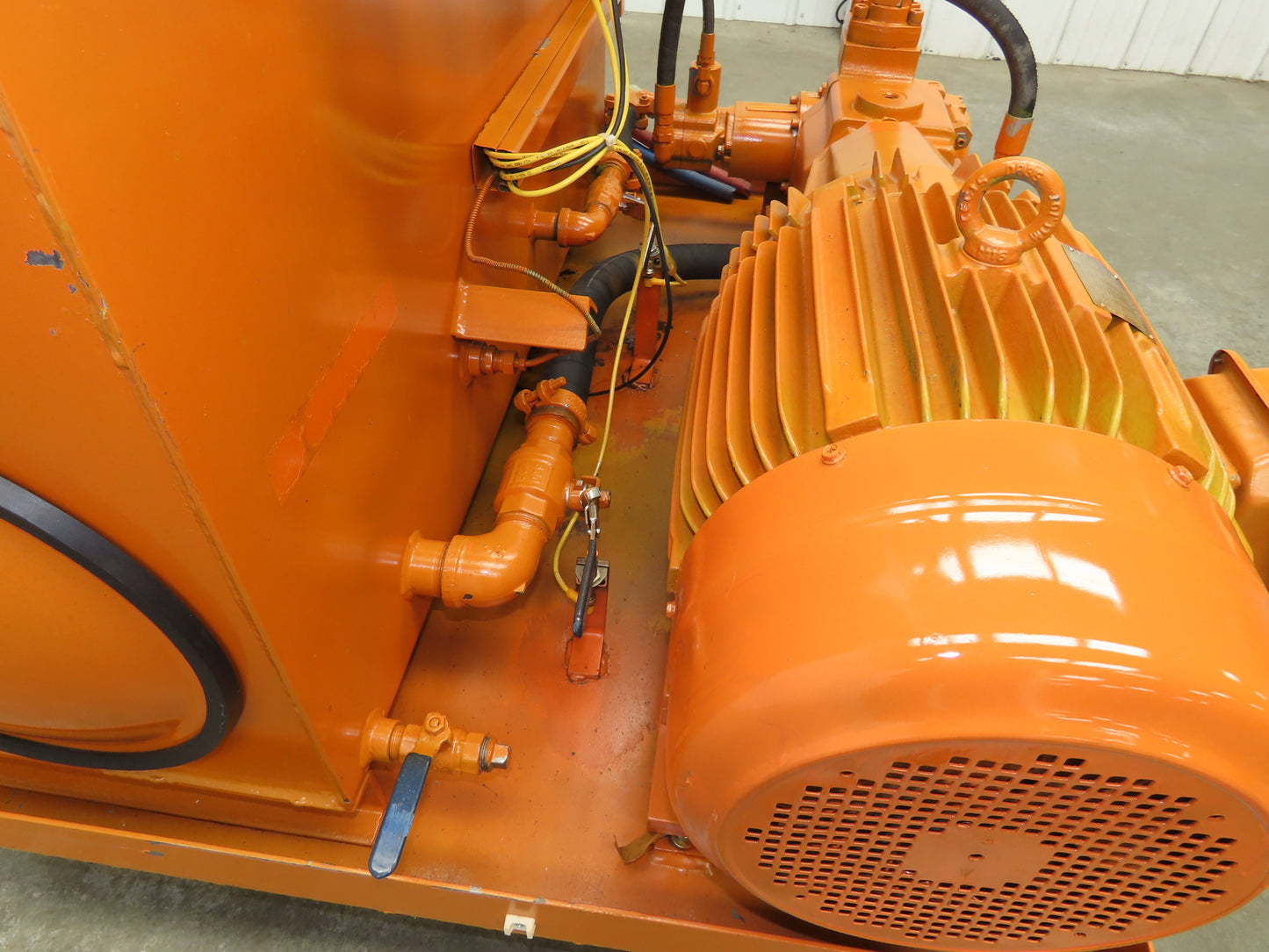 Continental RHM Hydraulic Power Unit 29 GPM 3000 PSI 25Hp Dual Pump 100 Gal