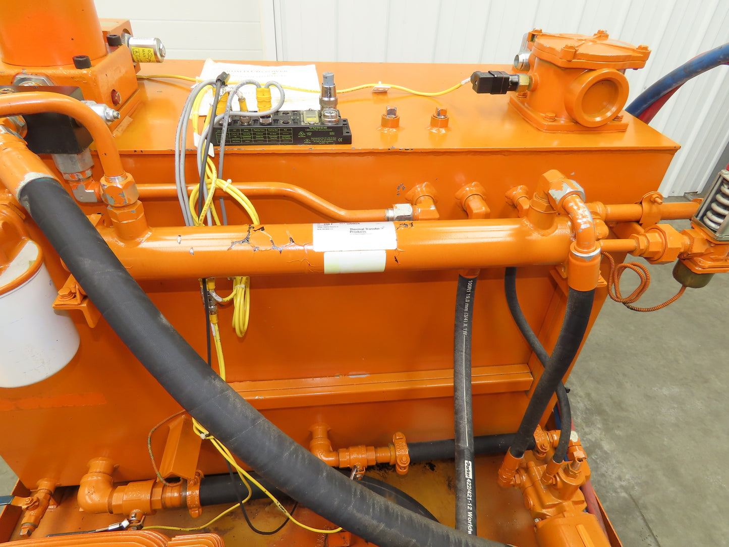 Continental RHM Hydraulic Power Unit 29 GPM 3000 PSI 25Hp Dual Pump 100 Gal