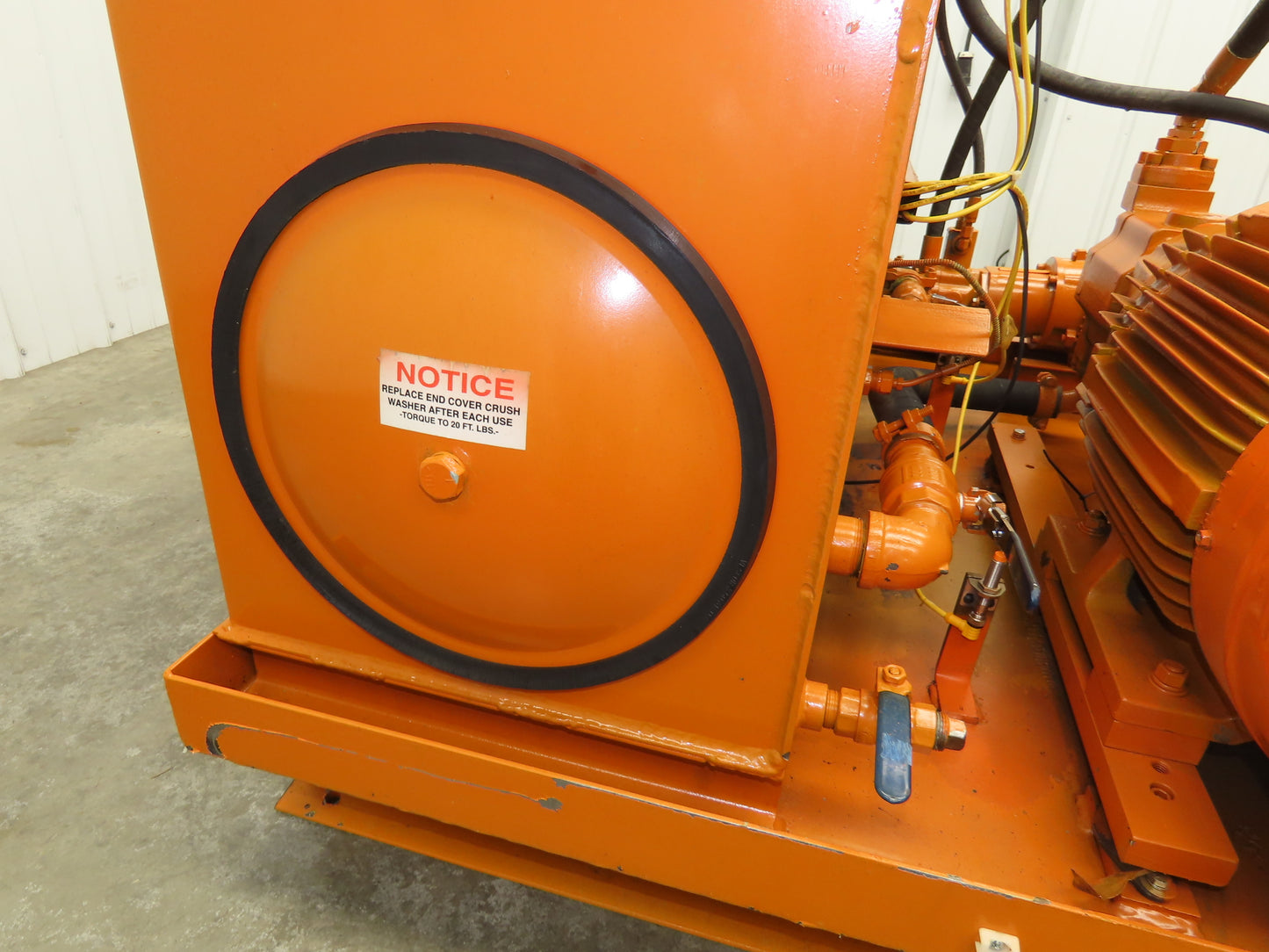 Continental RHM Hydraulic Power Unit 29 GPM 3000 PSI 25Hp Dual Pump 100 Gal