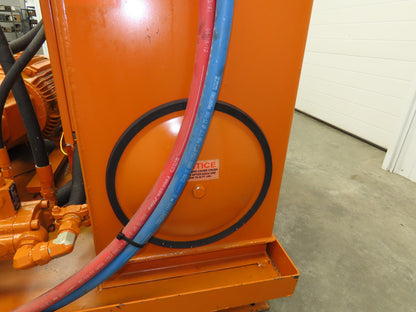 Continental RHM Hydraulic Power Unit 29 GPM 3000 PSI 25Hp Dual Pump 100 Gal