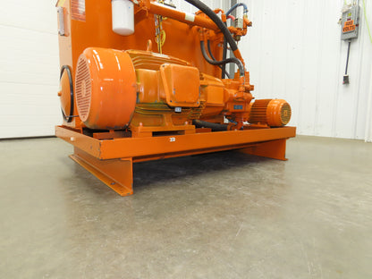 Continental RHM Hydraulic Power Unit 29 GPM 3000 PSI 25Hp Dual Pump 100 Gal