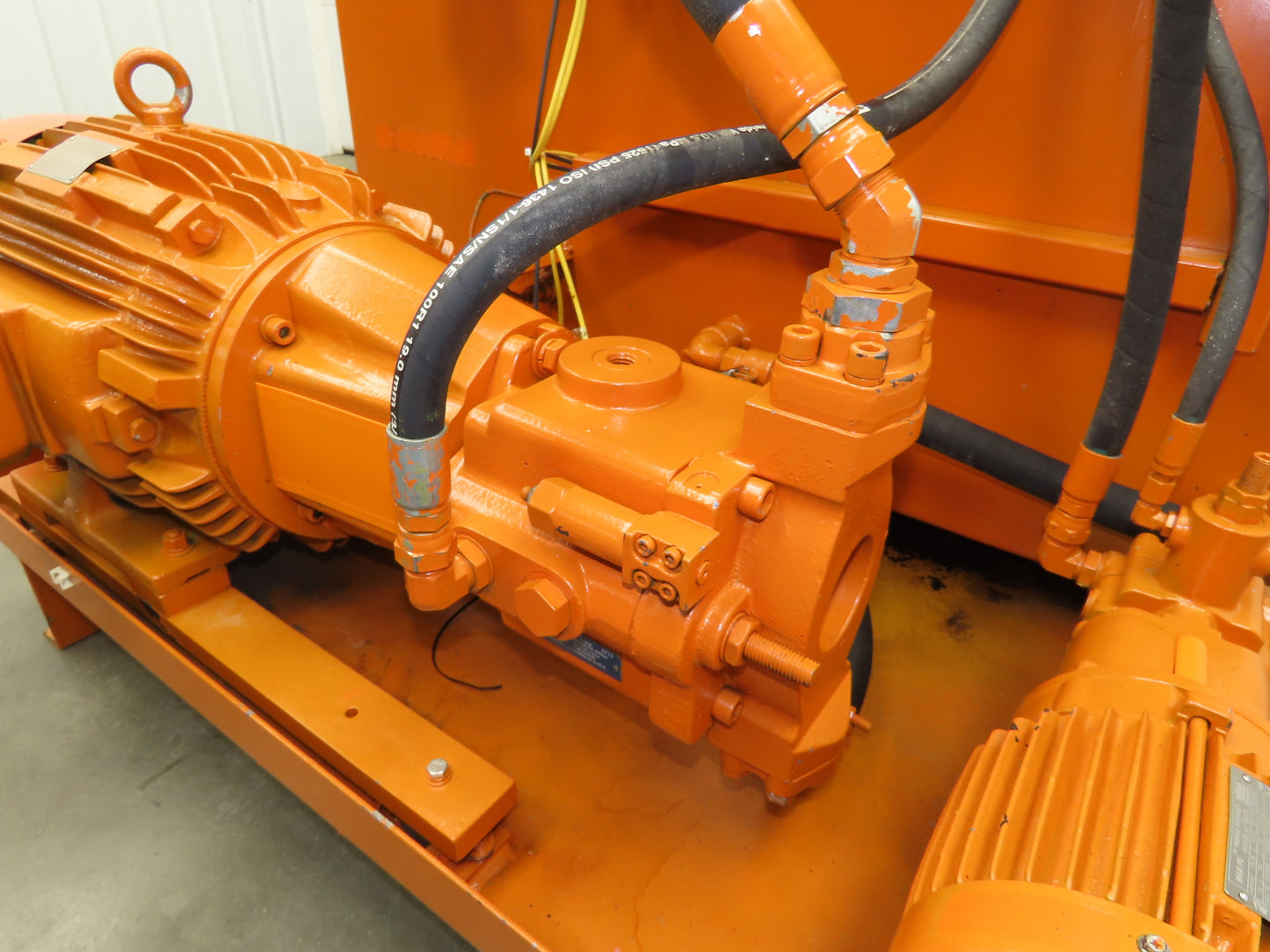 Continental RHM Hydraulic Power Unit 29 GPM 3000 PSI 25Hp Dual Pump 100 Gal