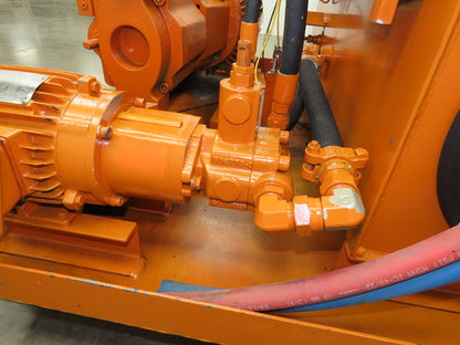 Continental RHM Hydraulic Power Unit 29 GPM 3000 PSI 25Hp Dual Pump 100 Gal