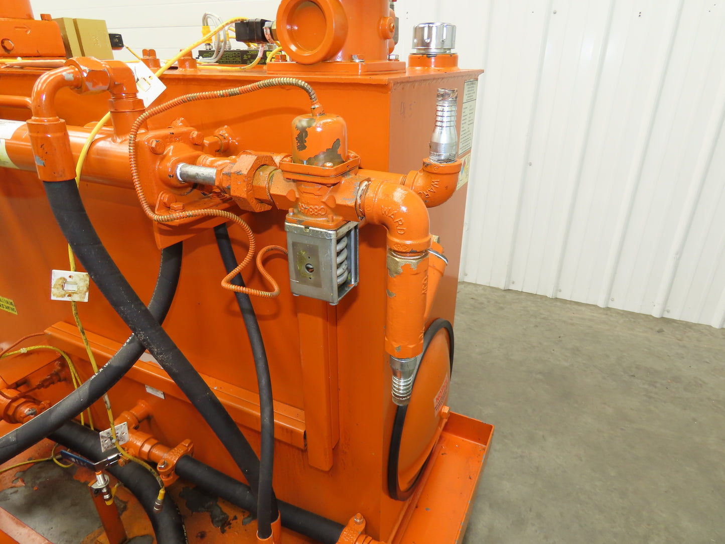 Continental RHM Hydraulic Power Unit 29 GPM 3000 PSI 25Hp Dual Pump 100 Gal