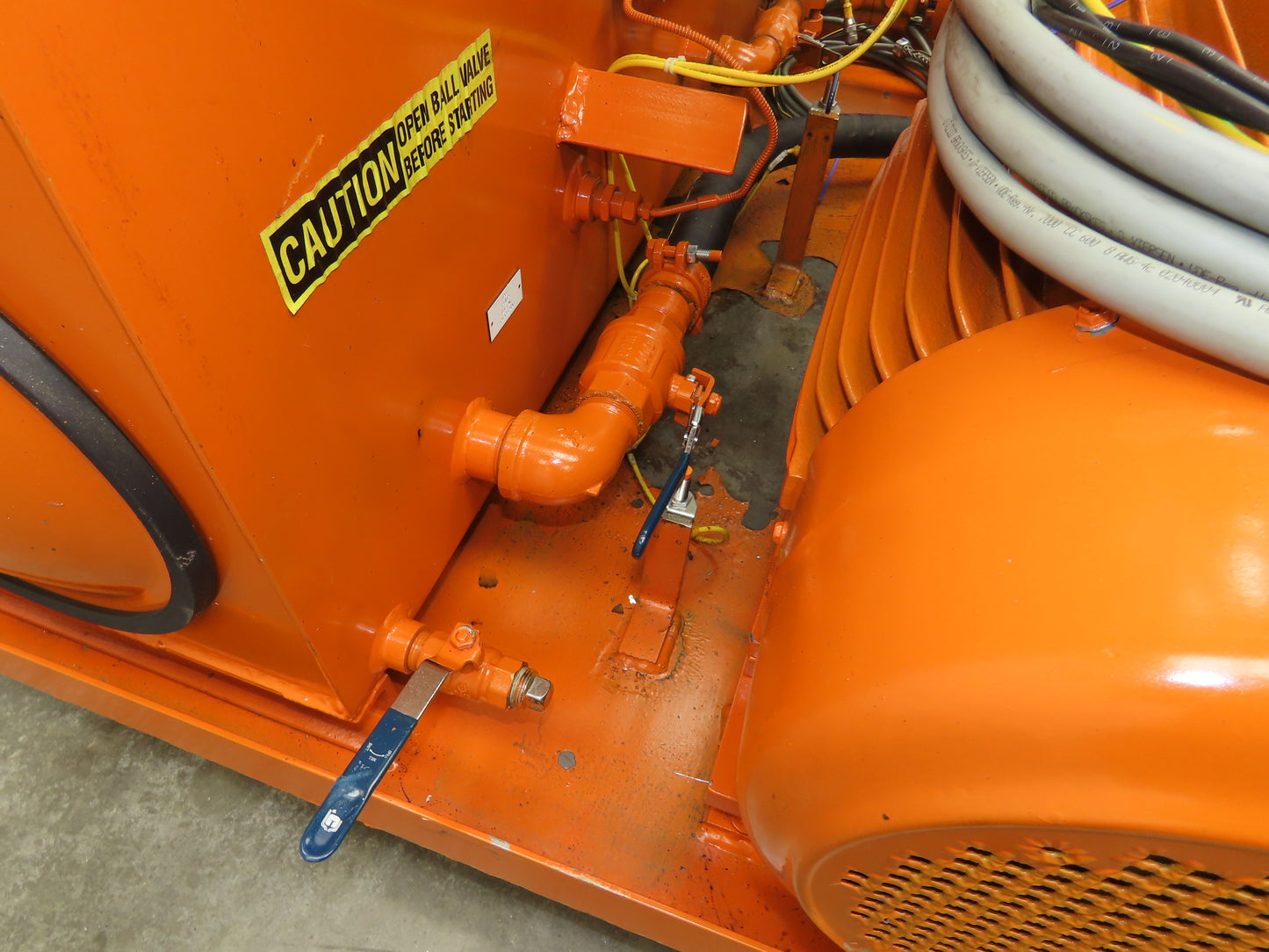 Continental RHM Hydraulic Power Unit 29 GPM 3000 PSI 25Hp Dual Pump 100 Gal