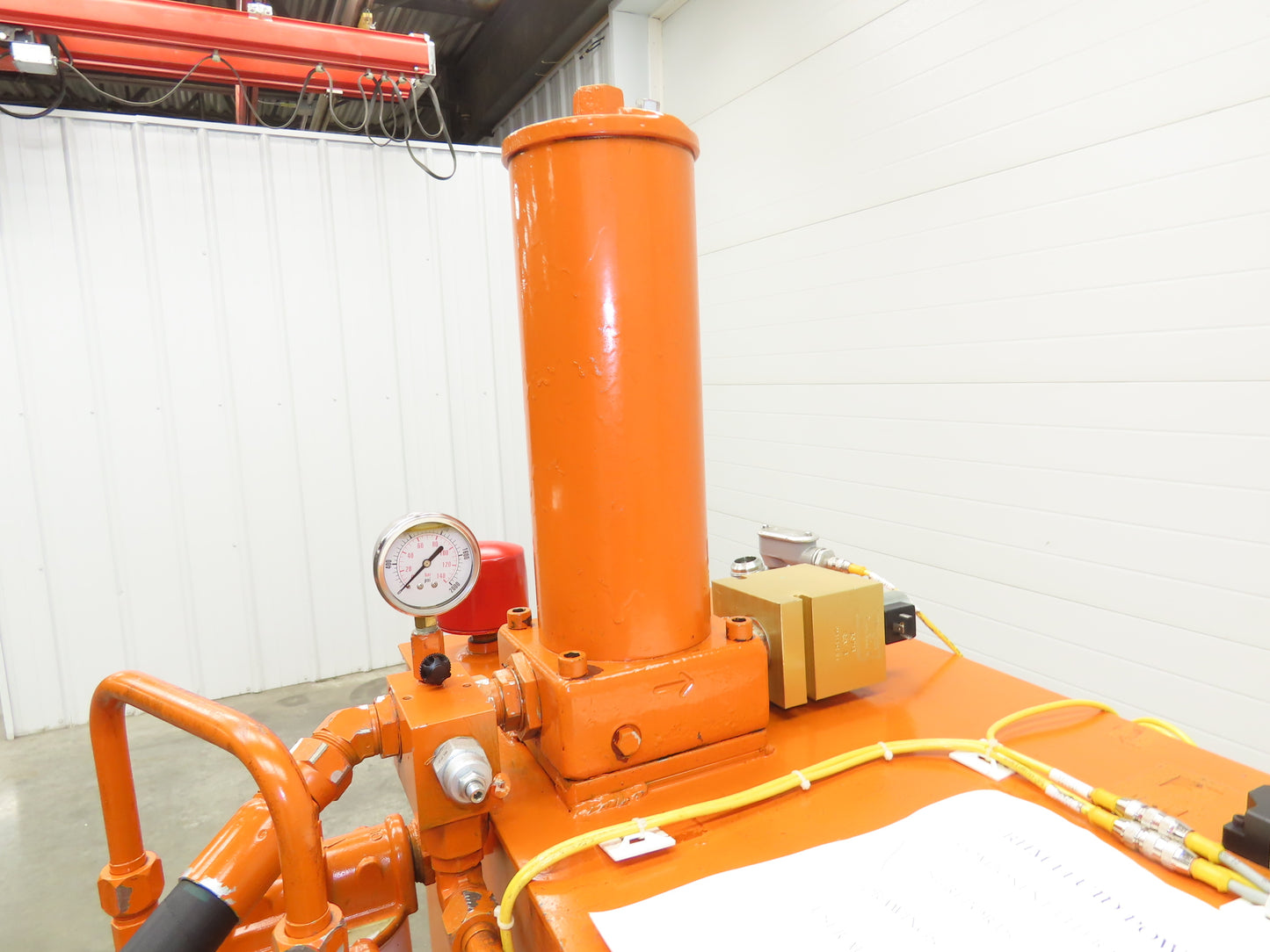 Continental RHM Hydraulic Power Unit 29 GPM 3000 PSI 25Hp Dual Pump 100 Gal