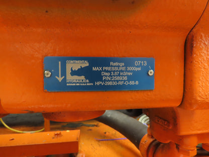Continental RHM Hydraulic Power Unit 29 GPM 3000 PSI 25Hp Dual Pump 100 Gal