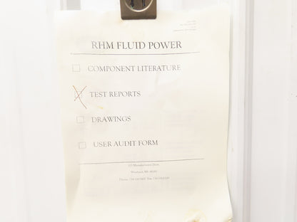 Continental RHM Hydraulic Power Unit 29 GPM 3000 PSI 25Hp Dual Pump 100 Gal