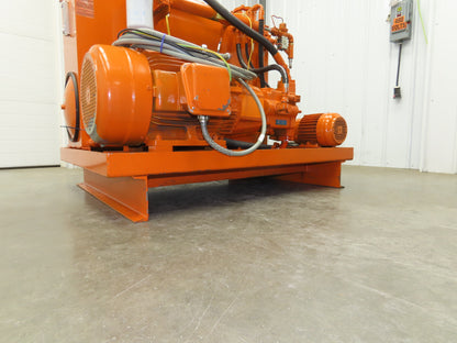 Continental RHM Hydraulic Power Unit 29 GPM 3000 PSI 25Hp Dual Pump 100 Gal