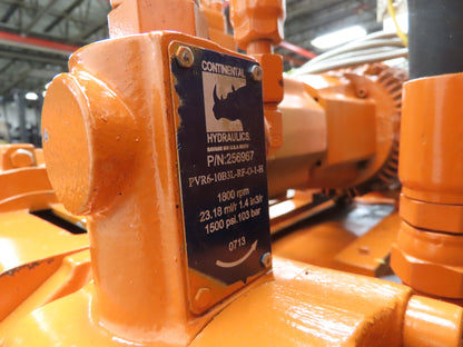 Continental RHM Hydraulic Power Unit 29 GPM 3000 PSI 25Hp Dual Pump 100 Gal