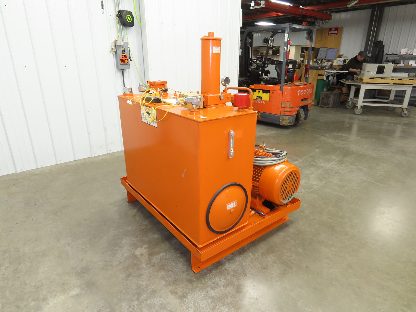 Continental RHM Hydraulic Power Unit 29 GPM 3000 PSI 25Hp Dual Pump 100 Gal